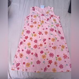 Fresh Pink Floral Midi Dress